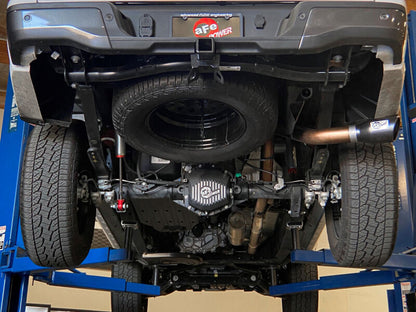aFe Apollo GT Series 3in 409 SS Cat-Back Exhaust 19-20 Ford Ranger 2.3L w/ Polished Tips 49-43118-P 49-43118-P Photo - Mounted