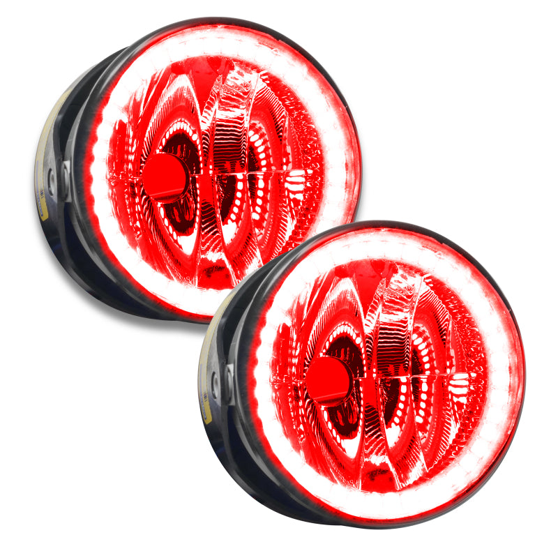 ORACLE Lighting 03-04 Lincoln Navigator Pre-Assembled LED Halo Fog Lights -Red 7084-003 7084-003 Photo - Primary