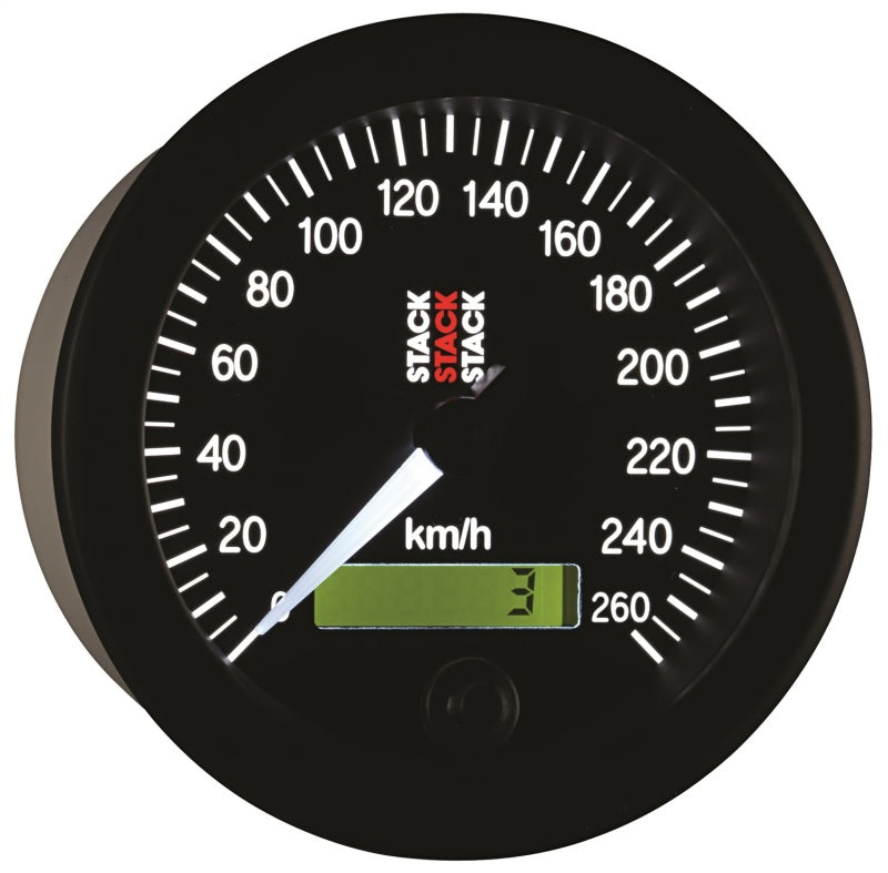 Autometer Stack 88mm 0-260 KM/H Electronic Speedometer - Black ST3802 ST3802 User 6