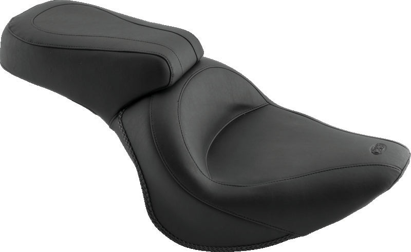 Mustang Motorcycle Mustang 06-17 Harley Softail Wide Tire (200mm) Standard Touring 1PC Seat - Black 76400 76400 Photo - Primary