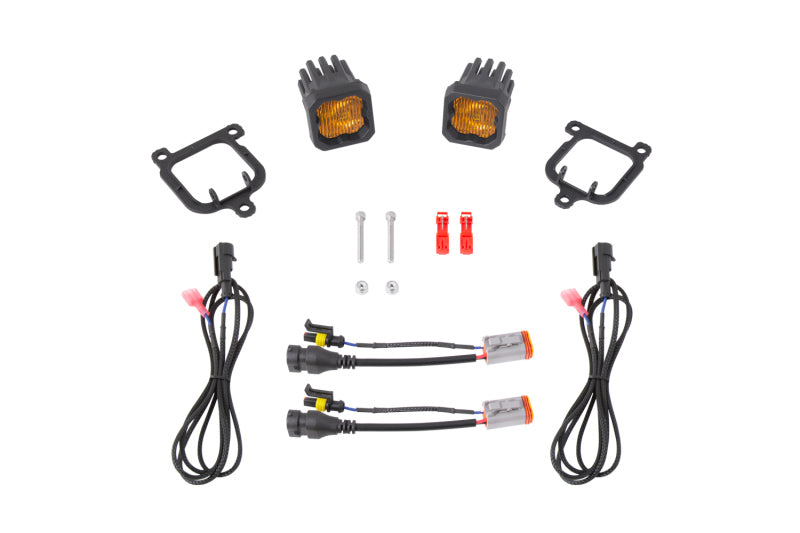 Diode Dynamics SSC1 Type FBS LED Fog Light Kit - Yellow SAE Fog DD7175 DD7175 Photo - Primary