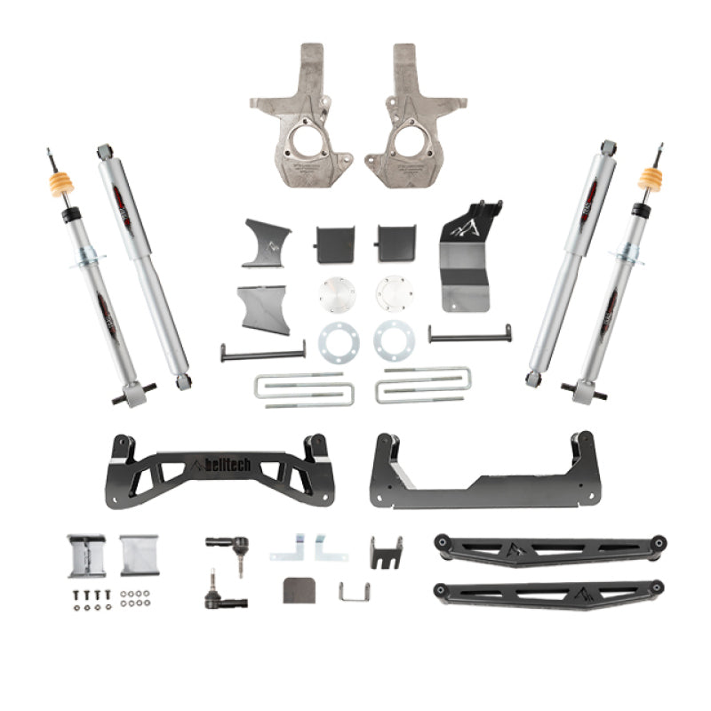 Belltech 07-16 Chevrolet Silverado / GMC Sierra 1500 4WD 7-9in Suspension Lift Kit w/ Shocks 150201TP 150201TP Photo - Primary