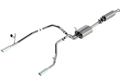 Borla 19-22 RAM 1500 3.6L V6 4DR 140.5/144.6/153.5 Wheel Base 2.25in S-Type Cat-Back Exhaust 140852 140852 Photo - Primary