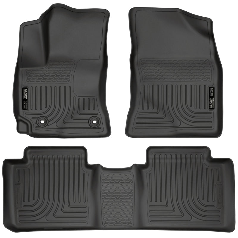 Husky Liners 15 Toyota Corolla Weatherbeater Black Front & 2nd Seat Floor Liners 99531 Photo - Primary