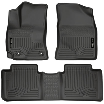 Husky Liners 15 Toyota Corolla Weatherbeater Black Front & 2nd Seat Floor Liners 99531 Photo - Primary