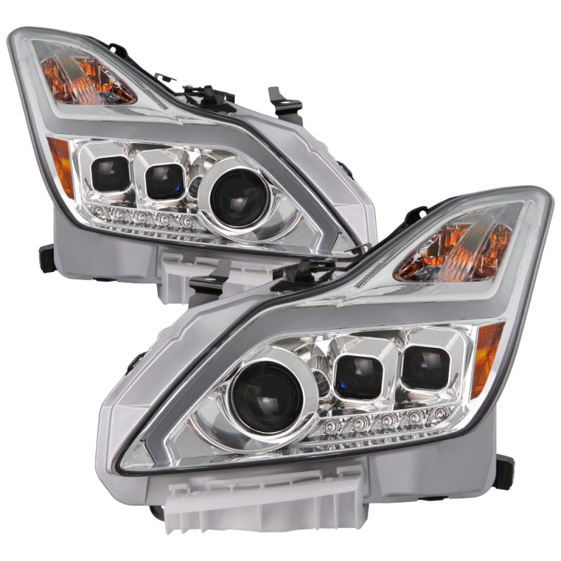 SPYDER xTune Infiniti G37 Coupe 08-15 Projector Headlights w/ Turn Signal - Chrome PRO-JH-IG3708-2D-LB-C 9039355 9039355 Photo - Primary