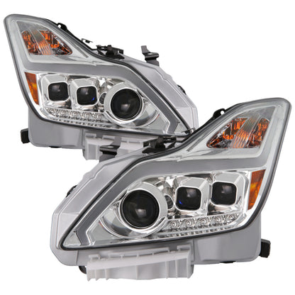 SPYDER xTune Infiniti G37 Coupe 08-15 Projector Headlights w/ Turn Signal - Chrome PRO-JH-IG3708-2D-LB-C 9039355 9039355 Photo - Primary