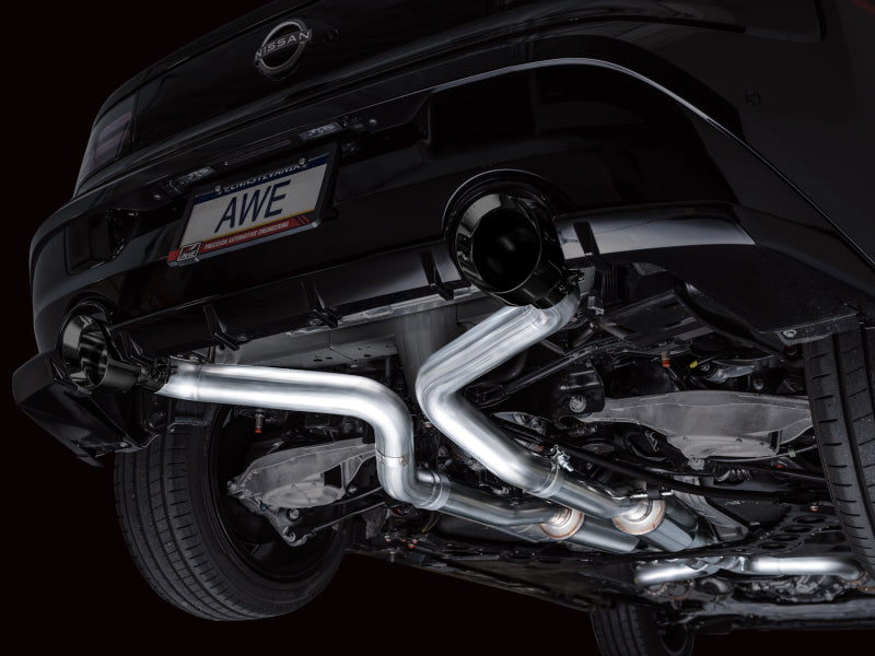AWE Tuning AWE 2023 Nissan Z RZ34 RWD Track Edition Catback Exhaust System w/ Diamond Black Tips 3020-33400 3020-33400 Photo - Mounted