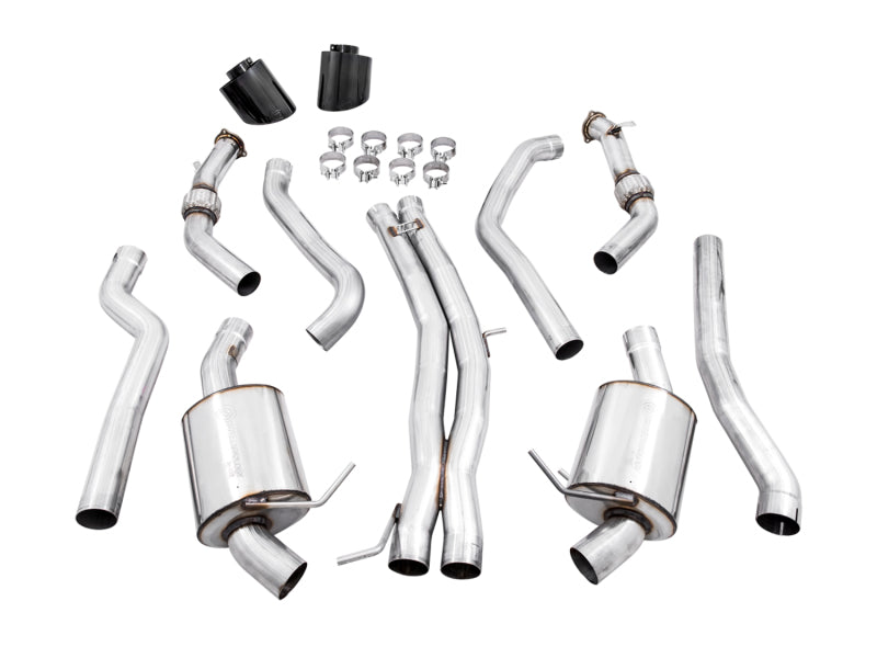 AWE Tuning Audi B9 RS5 Touring Edition Exhaust - w/ Diamond Black RS Tips 3015-33108 3015-33108 Photo - out of package