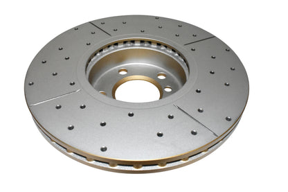 DBA 07-10 BMW X5 xDrive30i Front Drilled & Slotted Street Series Rotor 2874X 2874X Photo - out of package