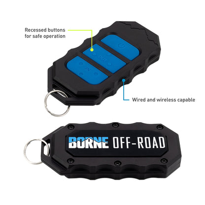 Borne Off-Road 10K Winch - Orange Synthetic Rope BNWN-10-SOR BNWN-10-SOR Photo - Primary