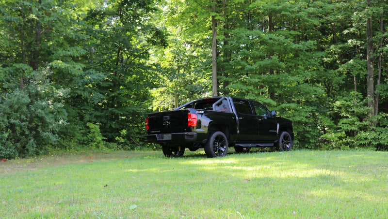 Corsa Performance 14-17 Chevy Silverado 5.3L V8 CC / SB 3in Single Side Exit Touring 14848BLK Photo - Mounted