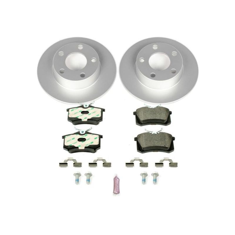 PowerStop Power Stop 99-04 Audi A6 Quattro Rear Euro-Stop Brake Kit ESK4845 ESK4845 Photo - Primary