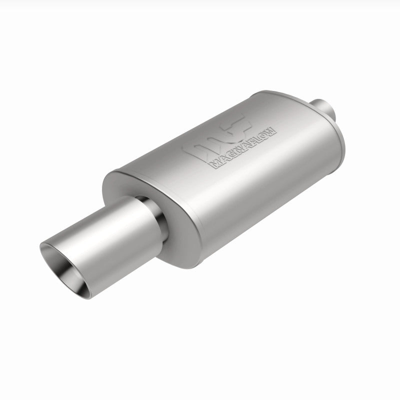 MagnaFlow 5" X 8" Oval Center/Center Performance Muffler With Tip 14851 360 Degree Image Set