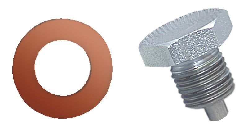 Moroso Drain Plug, Oil Pan, Clear Zinc, Copper Washer- Drain Plug, Oil Pan, T 97002 Photo - Primary