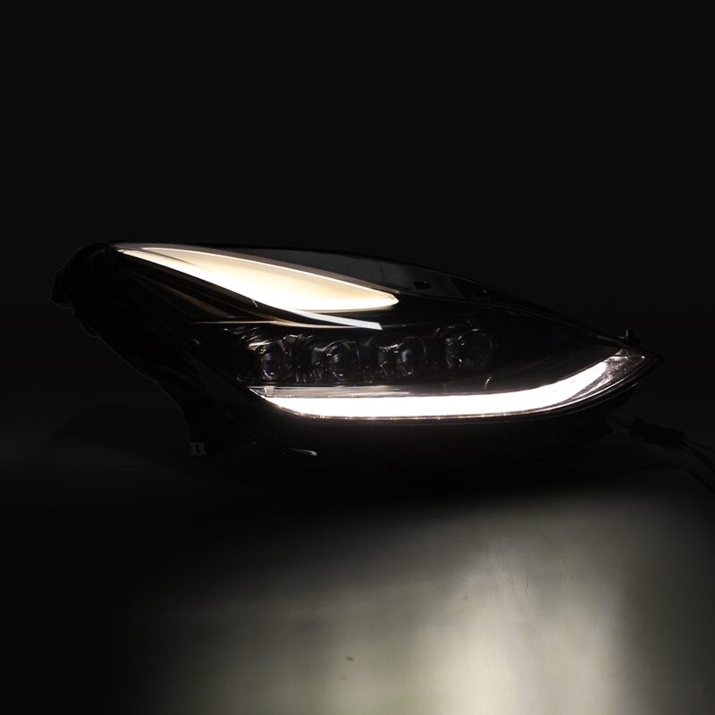 AlphaRex 17-22 Tesla Model 3/20-23 Model Y NOVA LED Proj Headlights Alpha-Blk w/Actv Lgt & Seq.Sig 880859 880859 User 2