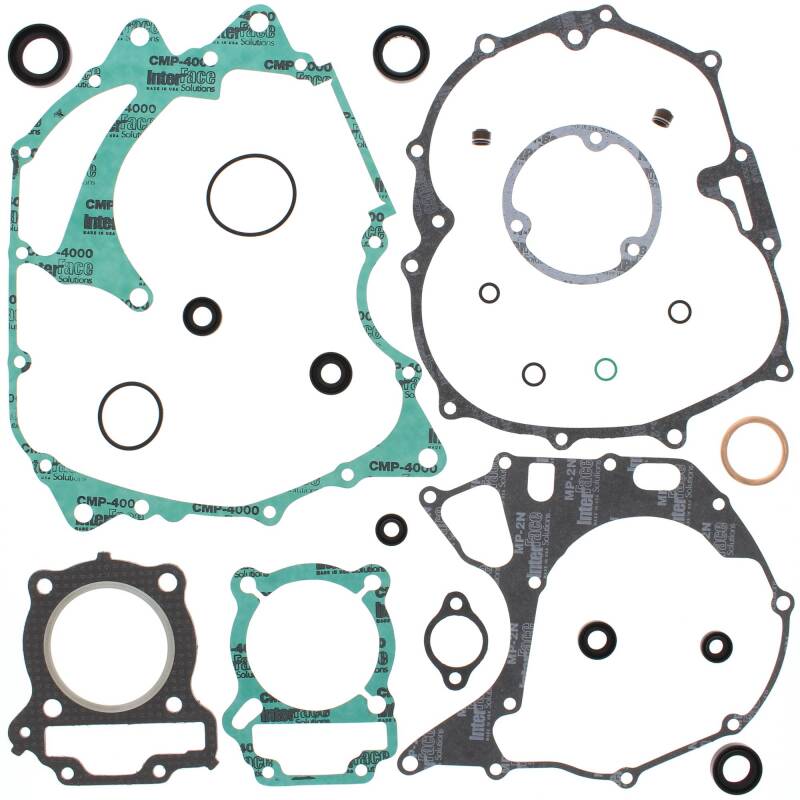 Vertex Pistons Vertex Gaskets 90-91 Honda TRX200 Complete Gasket Kit w/ Oil Seals 811817 811817 Photo - Primary