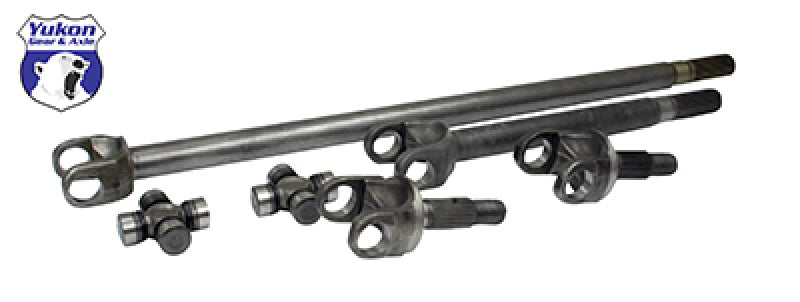 Yukon Gear & Axle Yukon Gear 4340 Chrome-Moly Replacement Axle Kit For Jeep TJ / YJ & XJ Dana 30 / w/ Super Joints YA W24162 YA W24162 Photo - Primary