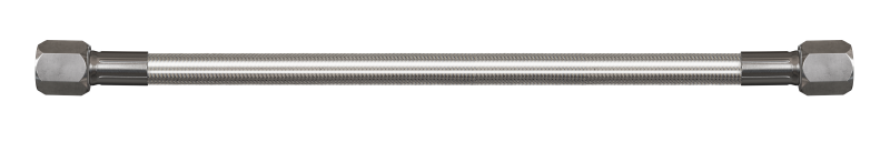 Goodridge 7in Universal Oil Line Assembly w/Clear Fittings VTOL-007C-CL VTOL-007C-CL Photo - Primary