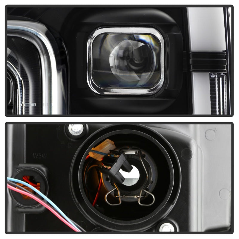Spyder 17-18 Ford F250/F350/F450 Halogen Model Only -White Light Bar- Black- PRO-YD-FS17HALSI-BK 5087850 5087850 Photo - Unmounted