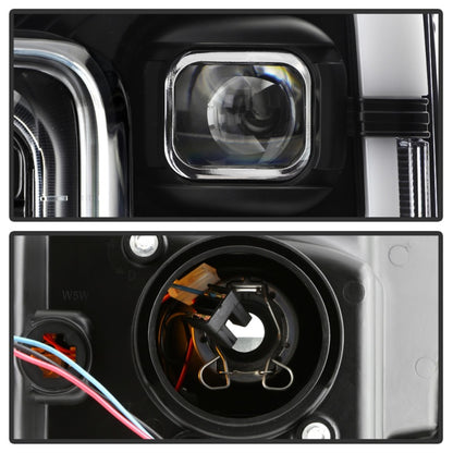 Spyder 17-18 Ford F250/F350/F450 Halogen Model Only -White Light Bar- Black- PRO-YD-FS17HALSI-BK 5087850 5087850 Photo - Unmounted