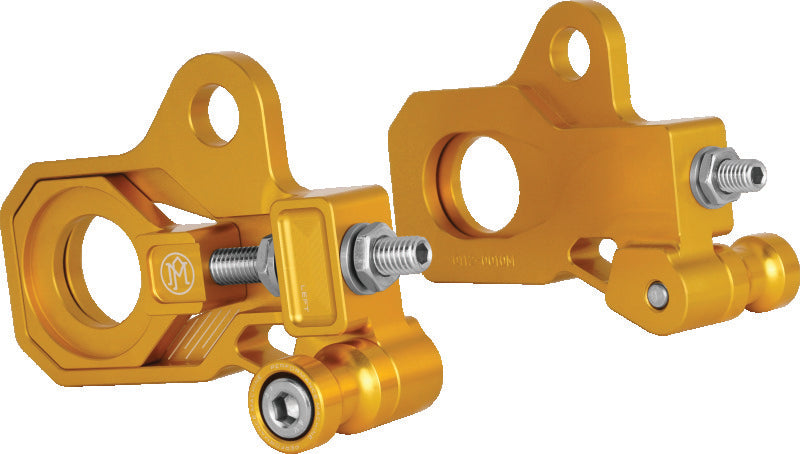 Performance Machine Axle Adjuster Kit - Gold Ano 0117-0028M-G 0117-0028M-G User 1