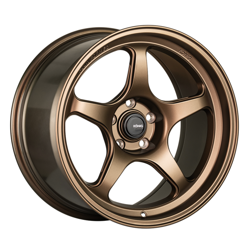 Konig Hyperspec 17x9 4x100 ET45 Matte Bronze Wheel (Knurled Bead) HP97100458 HP97100458 User 1