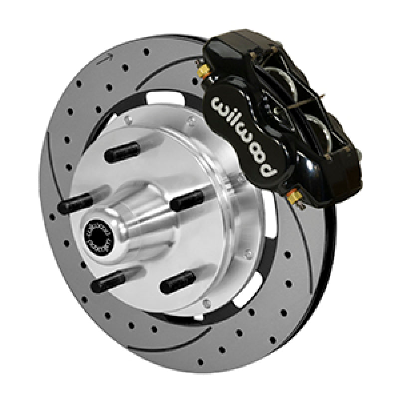 Wilwood Forged Dynalite Front Kit 19.00in Drilled Rotor Black WWE ProSpindle (5x5.00in Hub) 140-14532-D 140-14532-D User 1