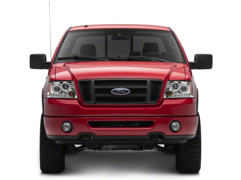 Raxiom 04-08 Ford F-150 Dual LED Halo Projector Headlights- Chrome Housing (Clear Lens) T542850 T542850 Photo - Close Up