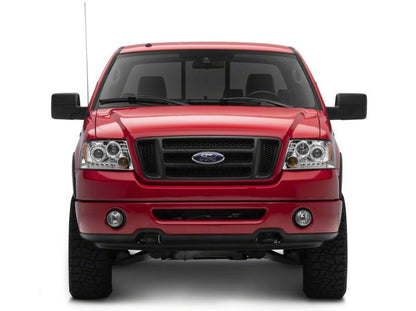 Raxiom 04-08 Ford F-150 Dual LED Halo Projector Headlights- Chrome Housing (Clear Lens) T542850 T542850 Photo - Close Up