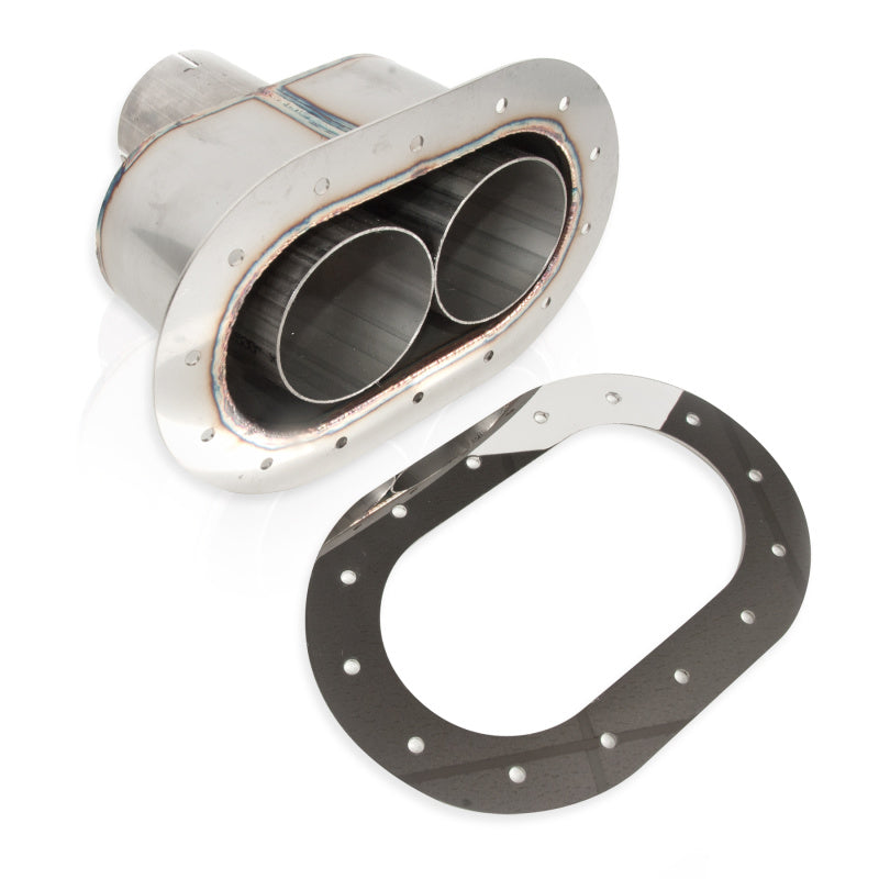 Stainless Works Oval Through-Body Tip With Tubes ST2814 ST2814 Photo - Primary