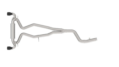 Kooks 2020 Toyota Supra 3.5in x 3in SS Catback Exhaust w/Black Tips 44115110 44115110 Photo - Unmounted