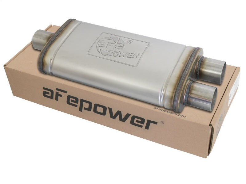 aFe  POWER 49M00009 MACH Force-Xp 2.5"-2.5" 409 Stainless Steel Muffler 49M00009 Photo - Primary