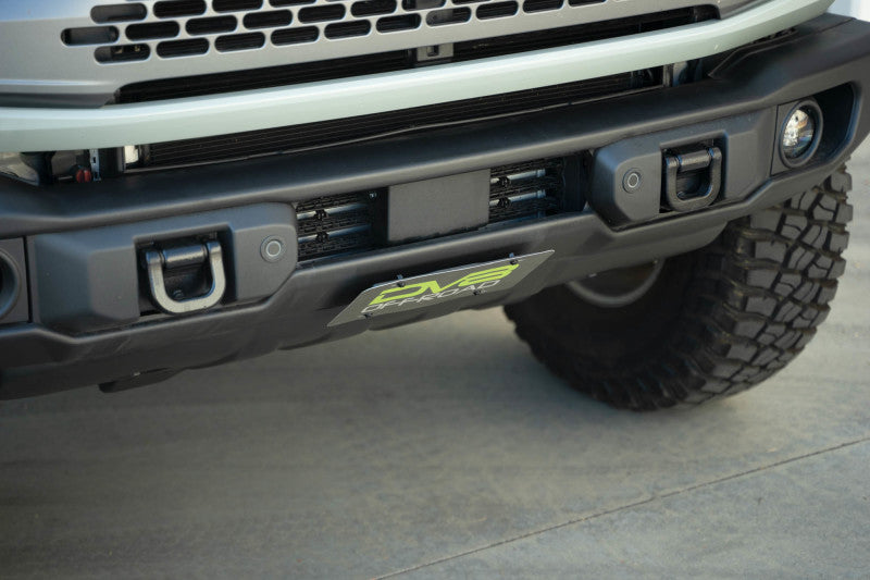 DV8 Offroad 2021 Ford Bronco Capable Bumper Slanted Front License Plate Mount LPBR-05 LPBR-05 Photo - Unmounted