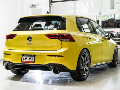 AWE Tuning AWE 2022 VW GTI MK8  Track Edition Exhaust - Chrome Silver Tips 3020-32658 3020-32658 Photo - Mounted