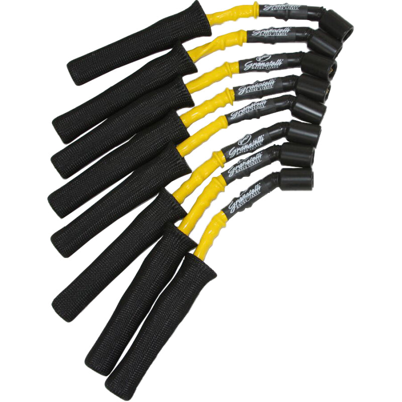 Granatelli Motor Sports Granatelli 14-23 GM LT1 6.2L Hi-Perf Coil-Near-Plug Ignition Wire Conn Kit w/Ylw Jacket/Blk Sleeve 28-1545HTYB 28-1545HTYB Photo - Primary