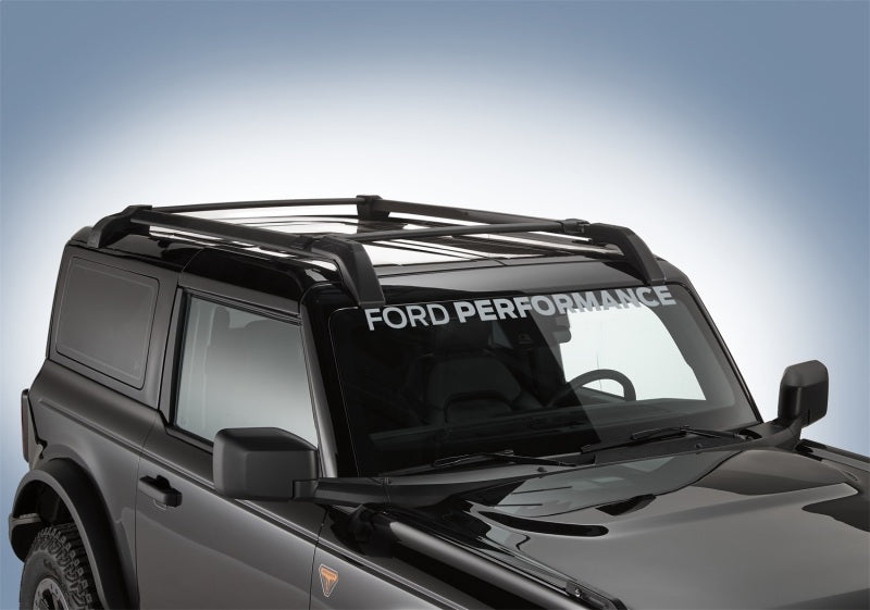 Ford Racing Ford Performance Bronco Windshield Banner - Silver M-1820-BRS M-1820-BRS Photo - Mounted
