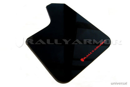 Rally Armor Universal UR Black Mud Flap w/ Metallic Black Logo MF12-UR-BLK-MBK MF12-UR-BLK-MBK User 1
