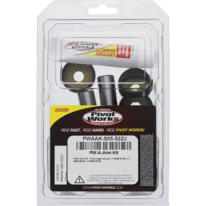Pivot Works 87-92 Suzuki LT-250R PW A-Arm Kit - Front Upper 1 Kit Req Per Veh PWAAK-S05-522U PWAAK-S05-522U Photo - Primary