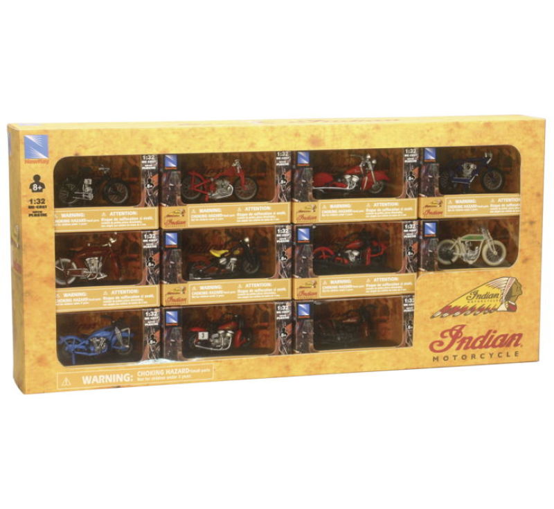 New Ray Toys Indian Bike Collection Set - 11 pieces SS-06065