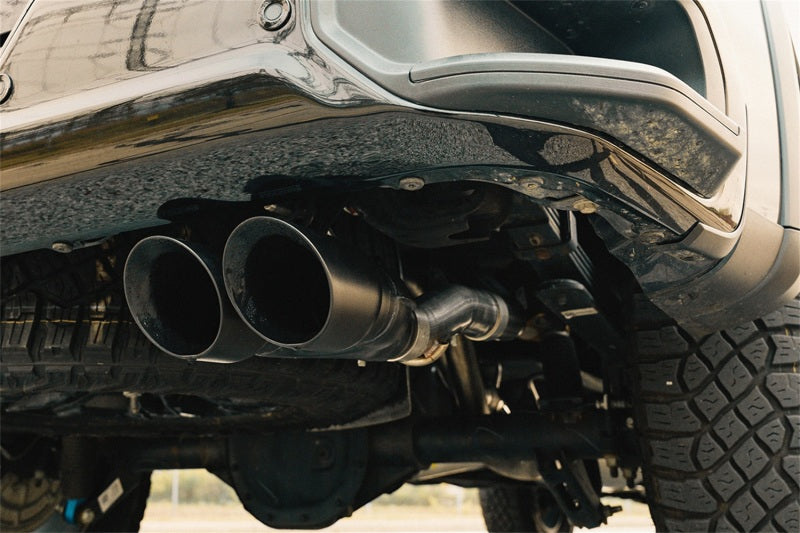 CORSA Performance Corsa 22-23 Chevrolet Silverado 1500 Cat-Back Dual Rear Exit with Twin 4in Black Tips 21238BPC 21238BPC Photo - Mounted