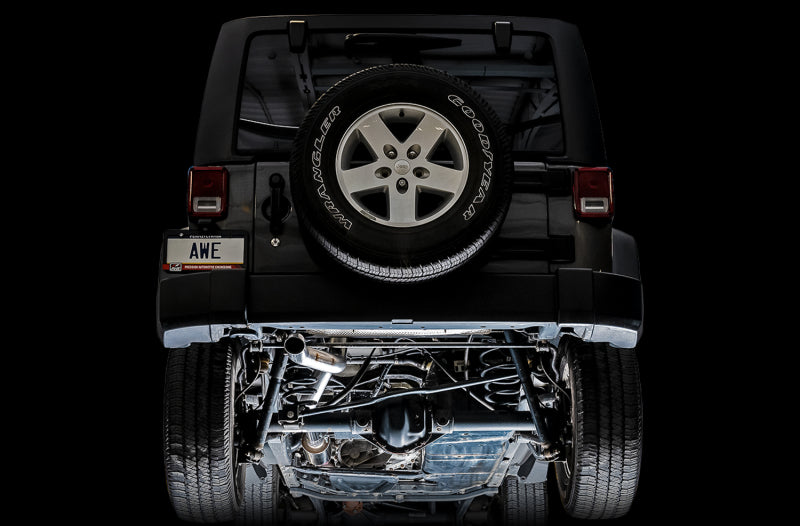 AWE Tuning 20-21 Jeep Gladiator JT 3.6L Trail Edition Cat-Back Exhaust 3015-21001 3015-21001 Photo - Mounted