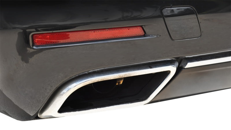 Corsa Performance Sport Axle-Back Exhaust Dual Rear Polished Outlet 2014 Cadillac CTS Vs 14325 Photo - Mounted
