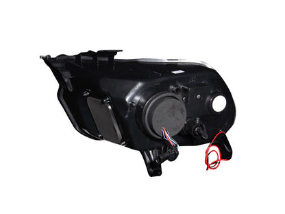 Anzo 2010-2014 Ford Mustang Projector Headlights w/ Halo Black (CCFL) 121323 Photo - Unmounted