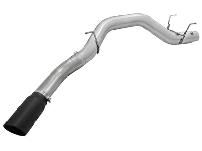aFe  POWER Large Bore-HD 5" 409 Stainless Steel DPF-Back Exhaust System 49-42039-B Photo - Unmounted