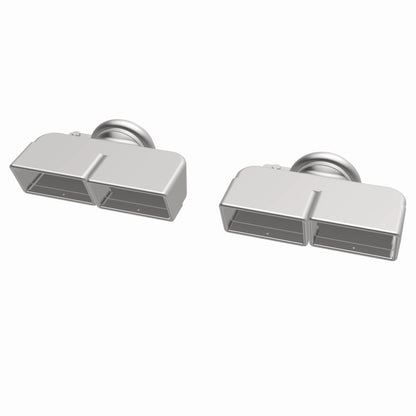 Magnaflow Tip 1-Set Quad Square 35221 35221 360 Degree Image Set