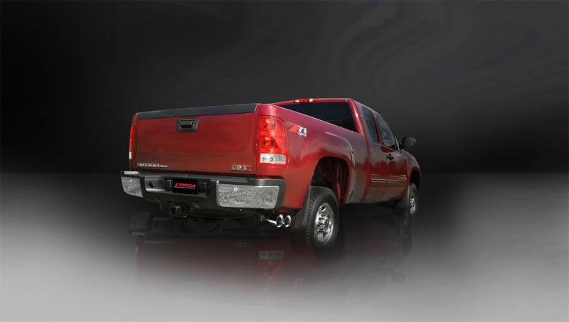 Corsa Performance 11-12 Chevrolet Silverado Crew Cab/Std. Bed 2500 6.0L V8 Polished 14794 Photo - Mounted