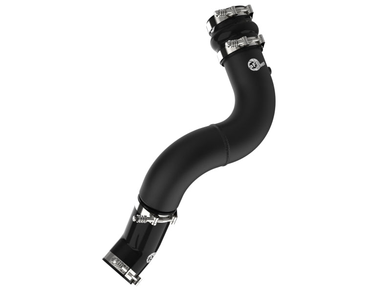 aFe 19-23 RAM Diesel L6-6.7L BladeRunner 3.5 IN Aluminum Cold Charge Pipe - Black 46-20619-B 46-20619-B Photo - Primary