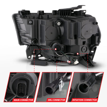 ANZO 19-24 RAM 2500/3500 Z-Series Full LED Proj Headlights DRL/Init/SeqSig - Pass. Side ONLY 111601X-R 111601X-R User 1