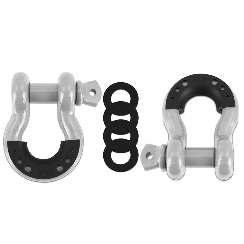 Borne Off-Road Borne D-Ring Shackle Set Grey BNDR-GR BNDR-GR Photo - Primary